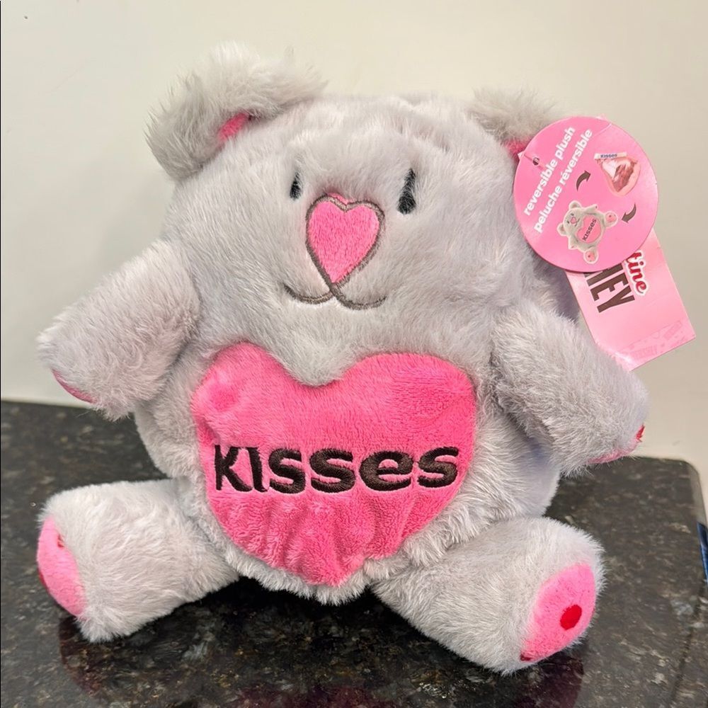 Hershey's Kisses Koala Plush Gray. NWT. Size 8”